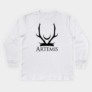 Artemis Crown Kids Long Sleeve T-Shirt